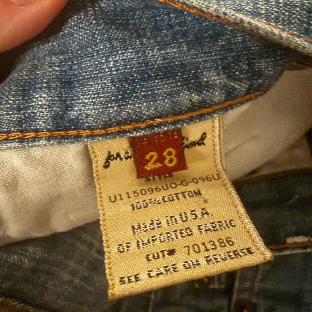 Vintage 7 for all mankind low rise wide leg - Picture 4 of 6